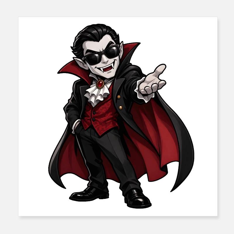 Vampire Poster 20 x 20 cm