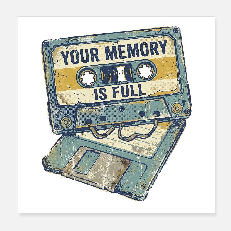 Full Memory Poster 20x20 cm