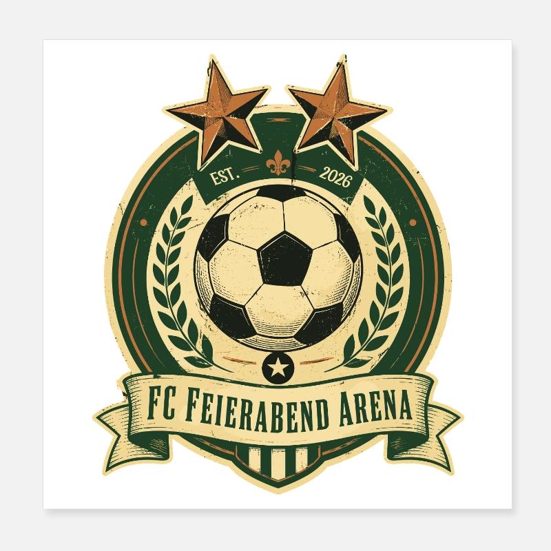 FC Feierabend Arena Poster 20x20 cm