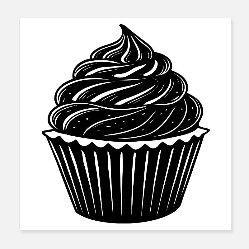 Cupcakes Poster 20 x 20 cm