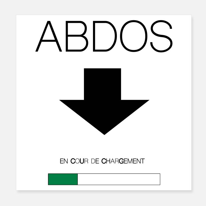 abdo Poster 20 x 20 cm