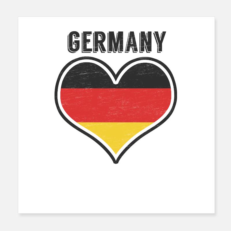 Germany Poster 20 x 20 cm