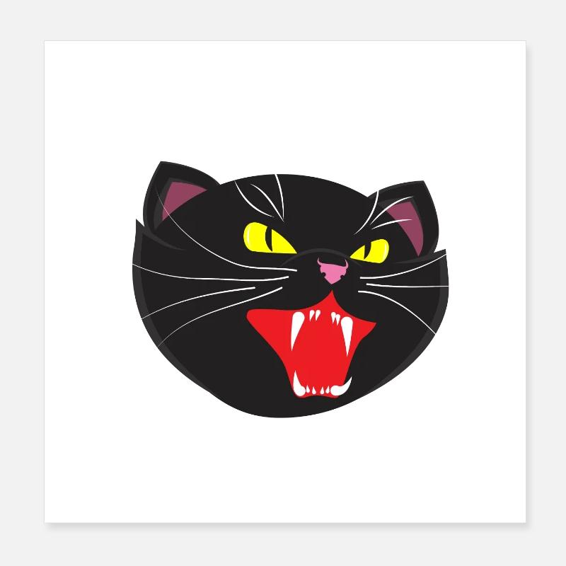 Halloween witches ghosts spook gift idea pumpkin Poster 8" x 8" (20x20 cm)