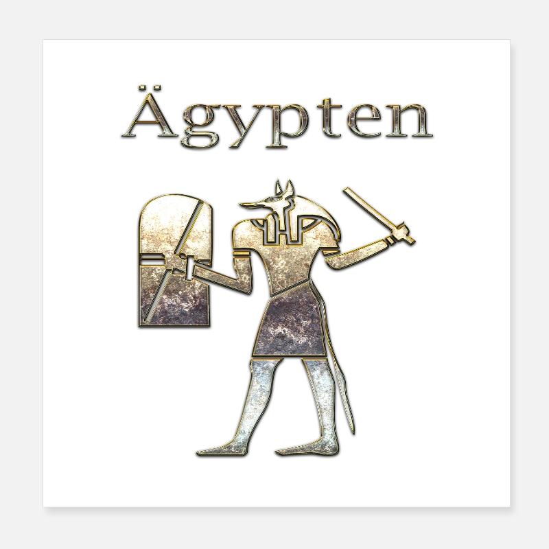 Egypte 60ème Poster 20 x 20 cm