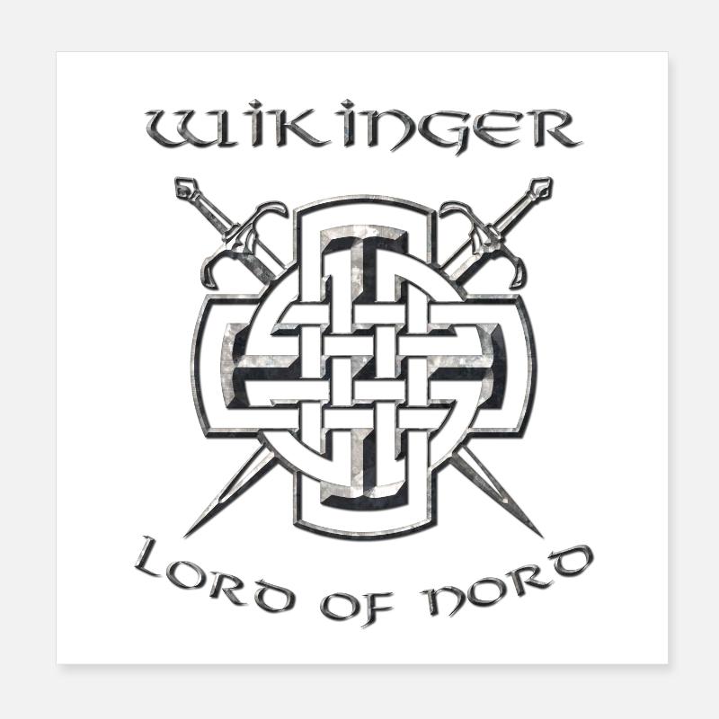 Wikinger 3 Poster 20x20 cm