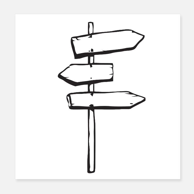 Temps pour d'autres moyens Poster 20 x 20 cm