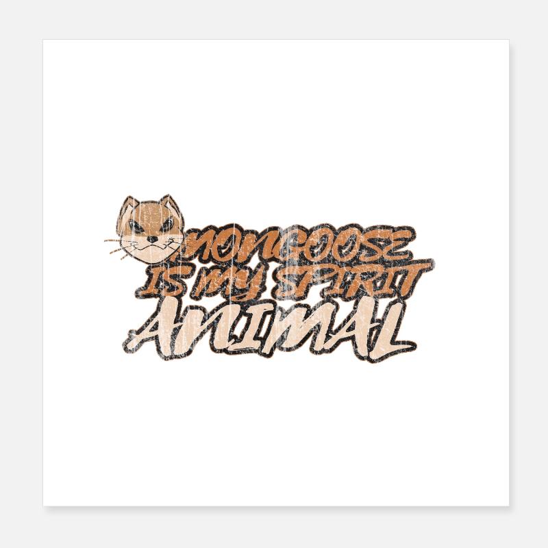 Mungo tier Poster 20x20 cm