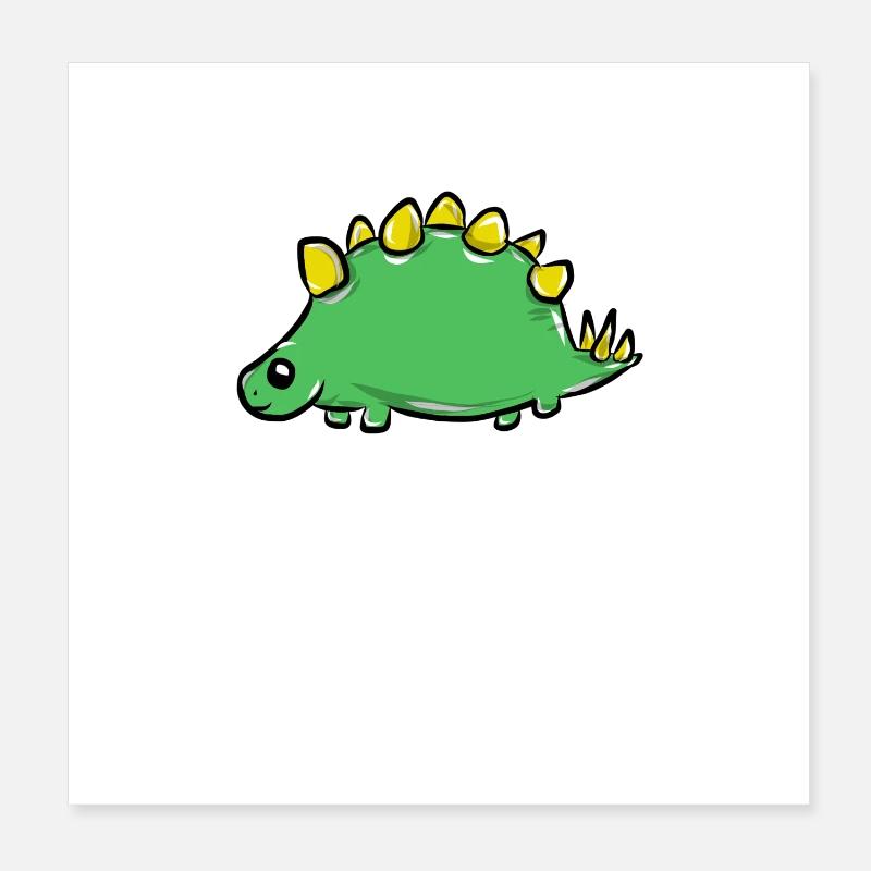 Dinosaurier Poster 20x20 cm
