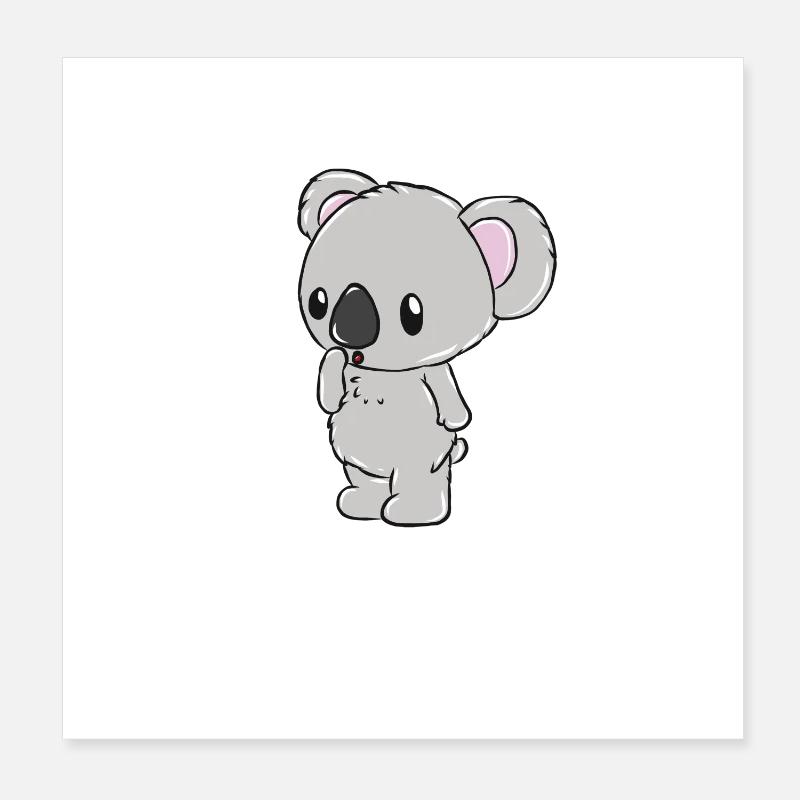 koala Poster 20 x 20 cm