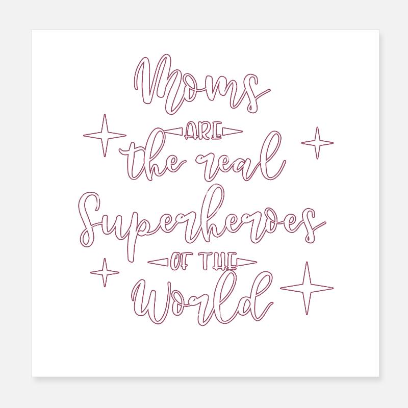 Mama Mutter Poster 20x20 cm