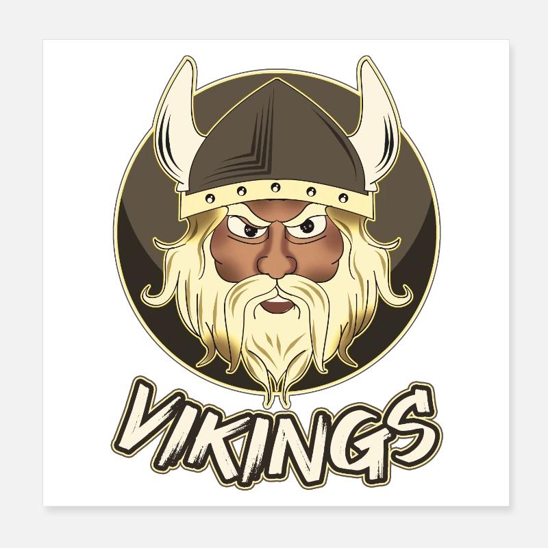 Vikings Poster 20 x 20 cm