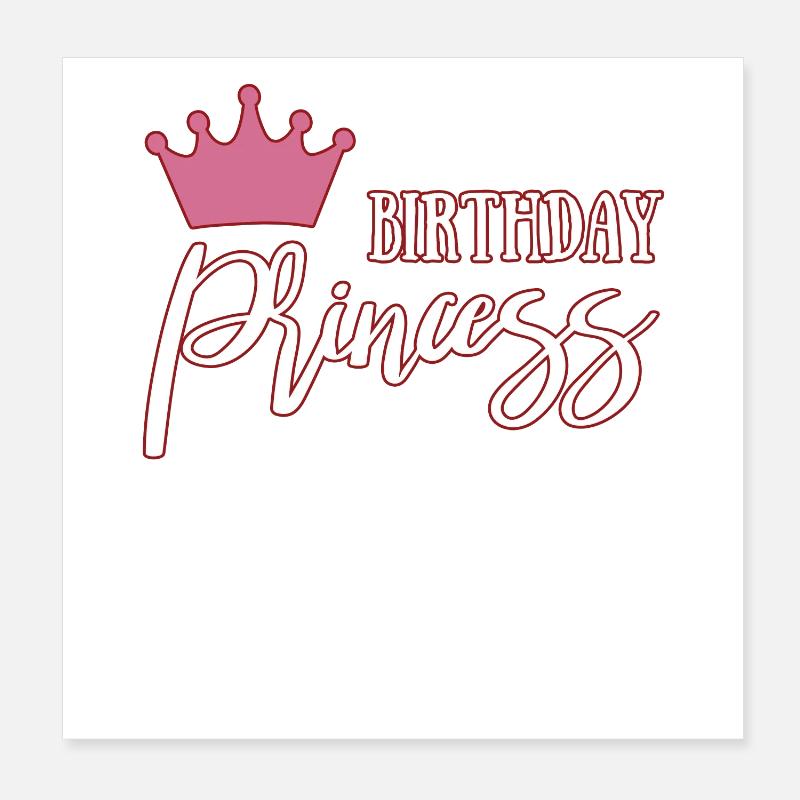 Joyeux anniversaire Poster 20 x 20 cm
