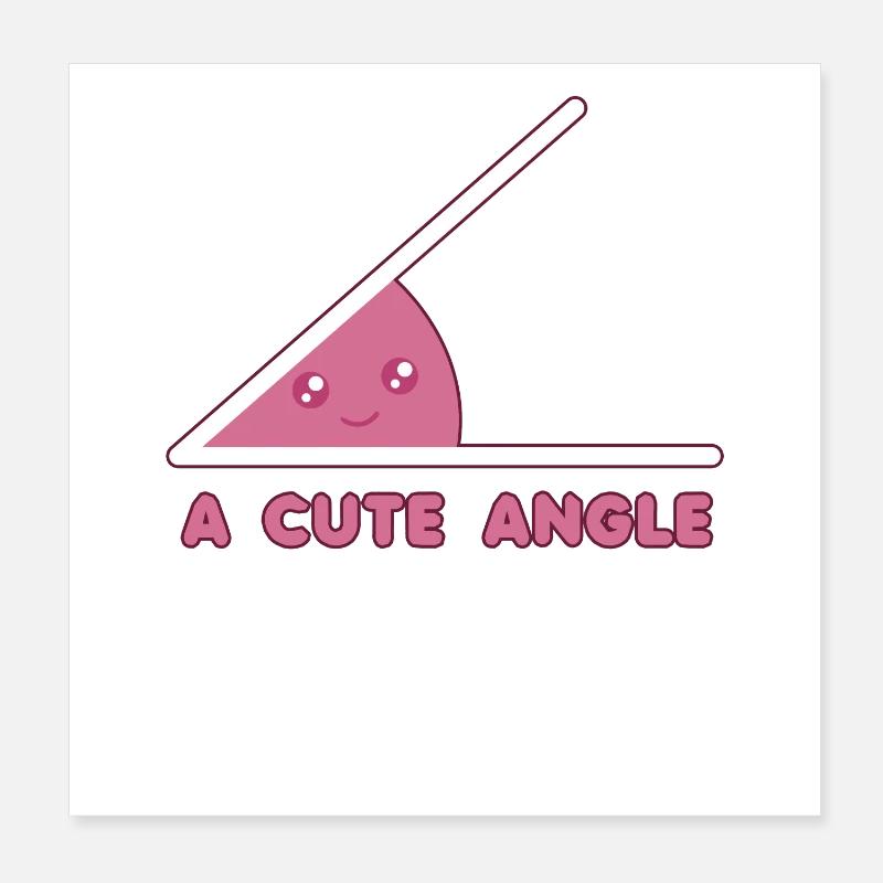 Math Poster 8" x 8" (20x20 cm)