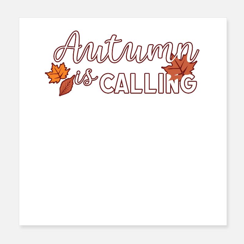 Automne Poster 20 x 20 cm