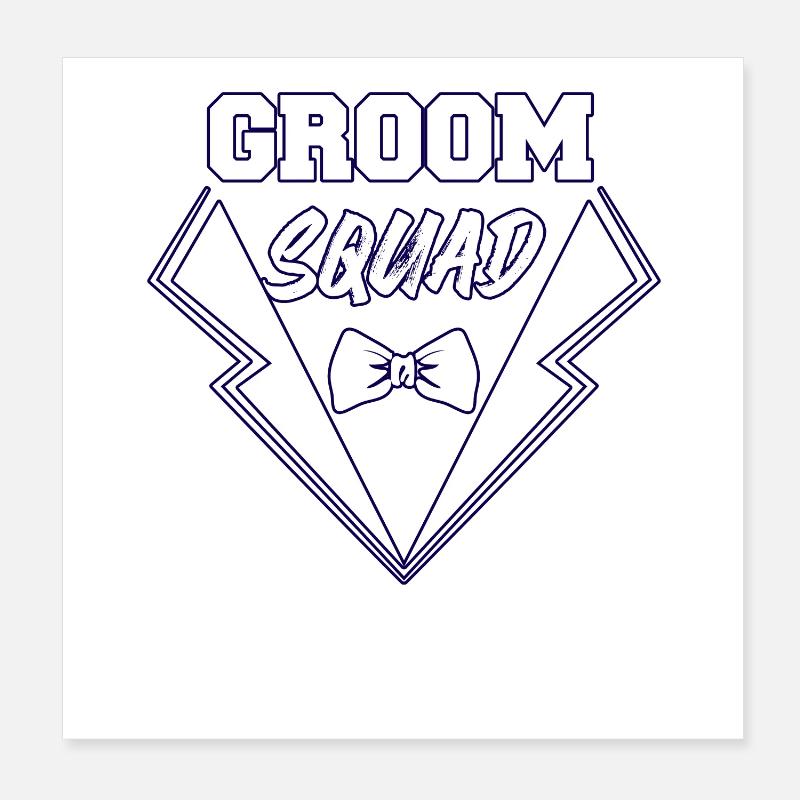 sposo Poster 20x20 cm