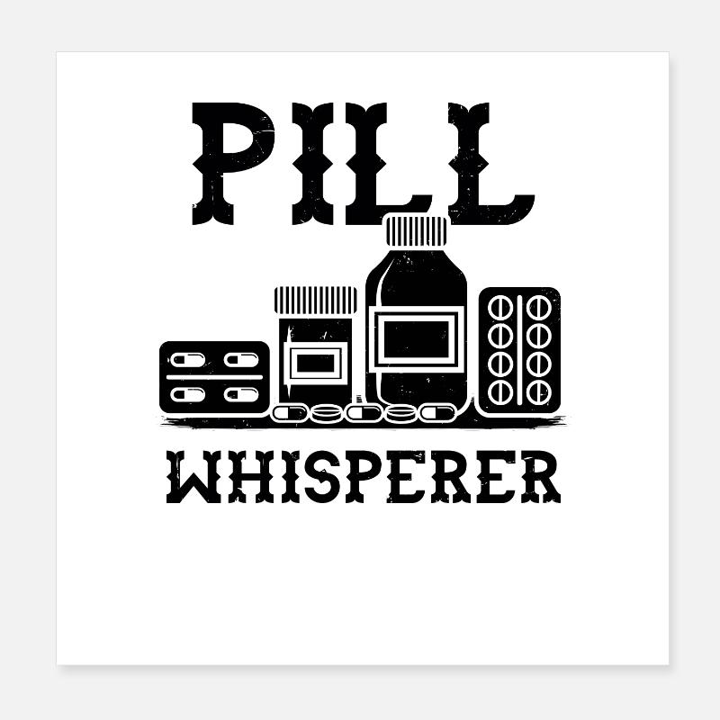 Apotheker Poster 20x20 cm