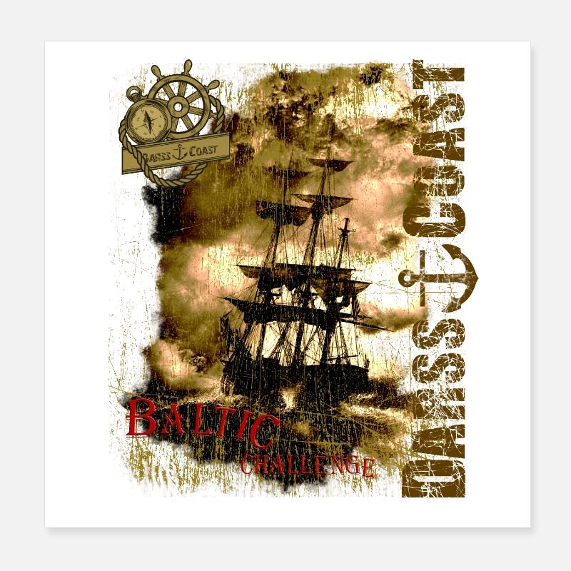 DarssCoast - Baltic Challenge Poster 20 x 20 cm