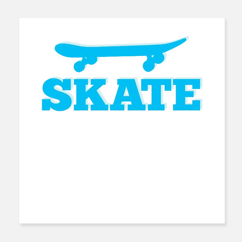 Skate Skateboard Skateboarder Poster 20 x 20 cm