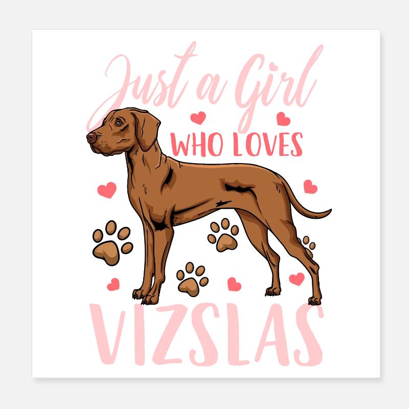 Vizsla Poster 20 x 20 cm