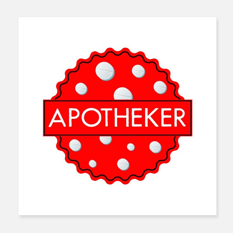 Pharmacist - pharmacy Poster 8" x 8" (20x20 cm)