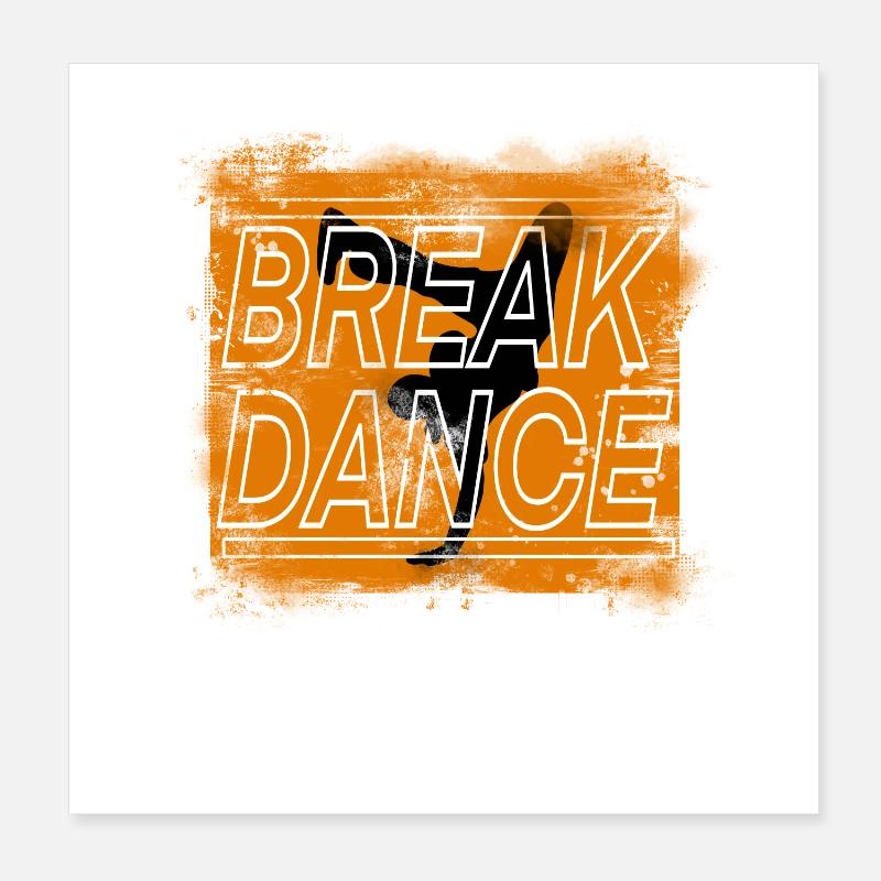 Breakdance Poster 20x20 cm