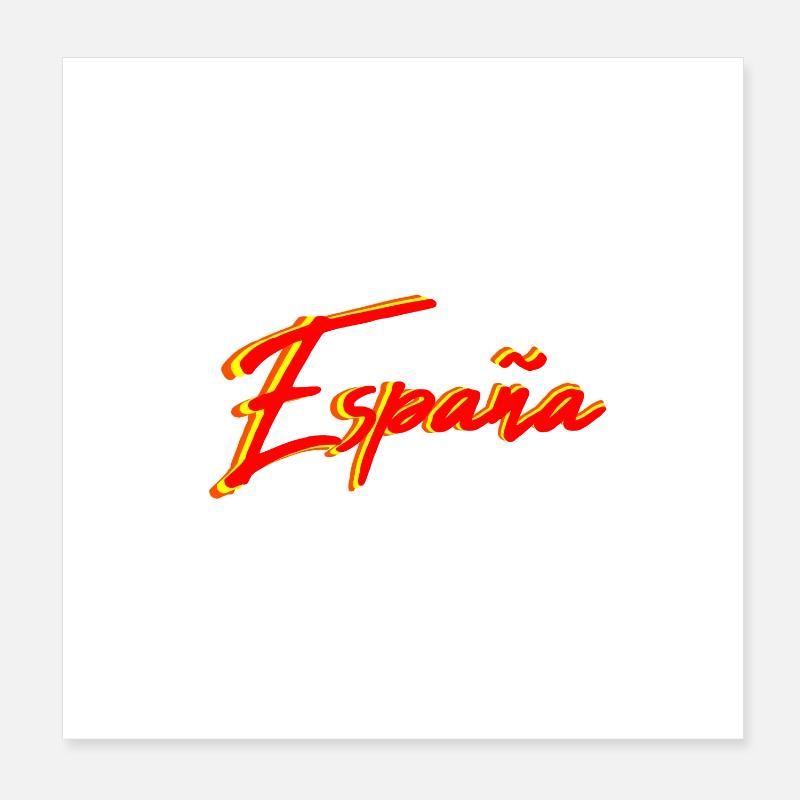 Espagne Poster 20 x 20 cm