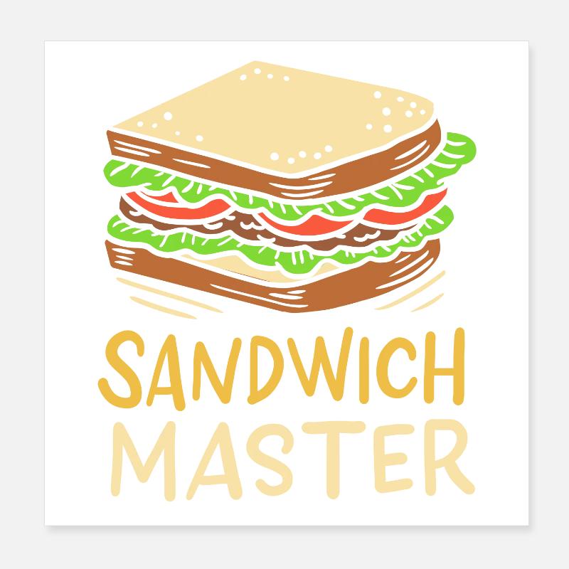 Sandwich Poster 8" x 8" (20x20 cm)
