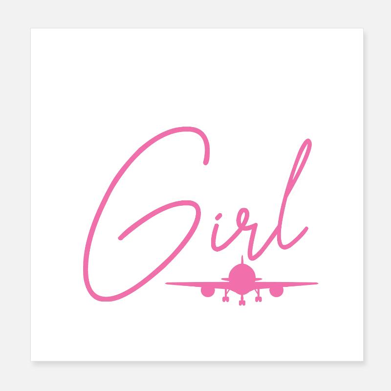 Avion Poster 20 x 20 cm