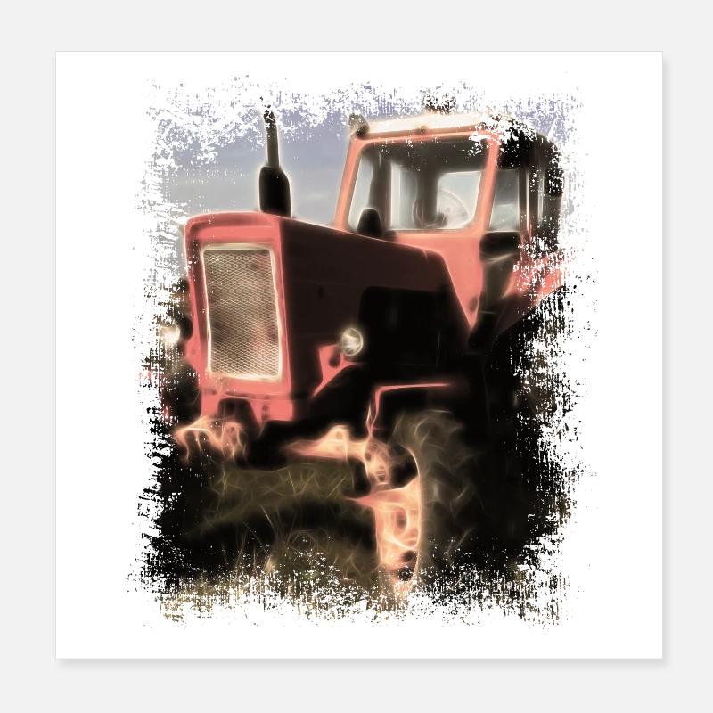 Tracteur Belarus MTS 50 Poster 20 x 20 cm