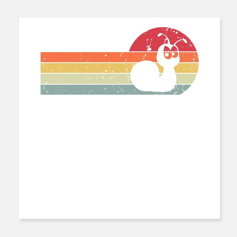 Escargot Poster 20 x 20 cm