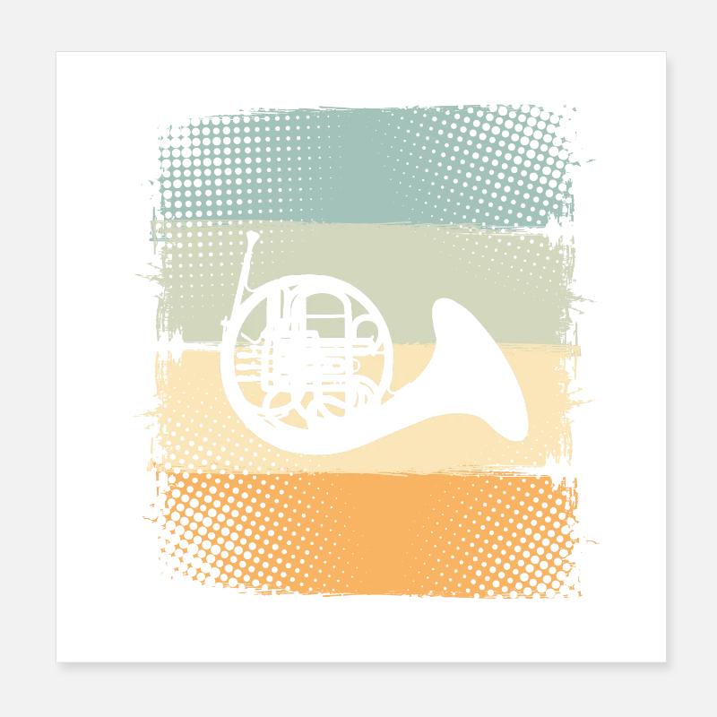 Bugle Poster 8" x 8" (20x20 cm)