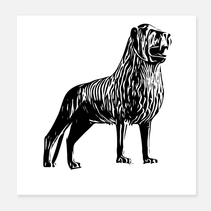 Lion de Brunswick Poster 20 x 20 cm
