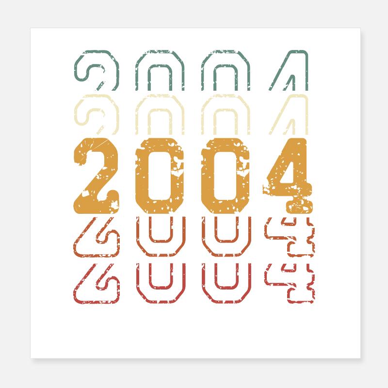 2004 Poster 20 x 20 cm