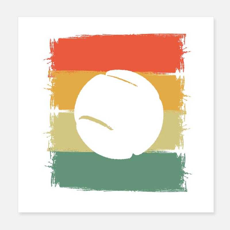 Balle de tennis Poster 20 x 20 cm