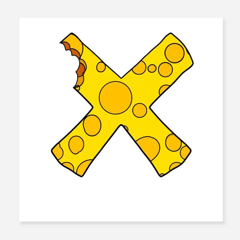 Croix du fromage Poster 20 x 20 cm
