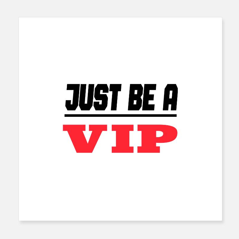 Celebrity Star - Soyez simplement un VIP Poster 20 x 20 cm