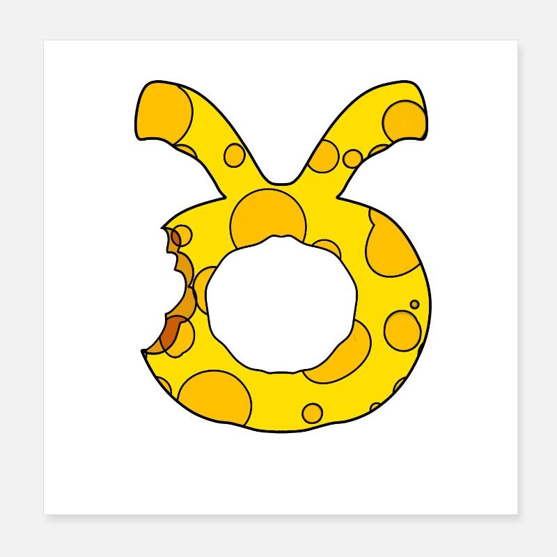 Sternzeichen Stier Poster 20x20 cm