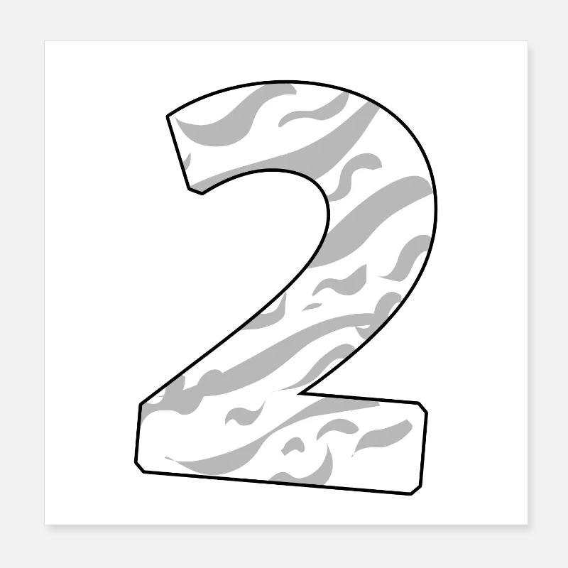 2 Poster 20 x 20 cm
