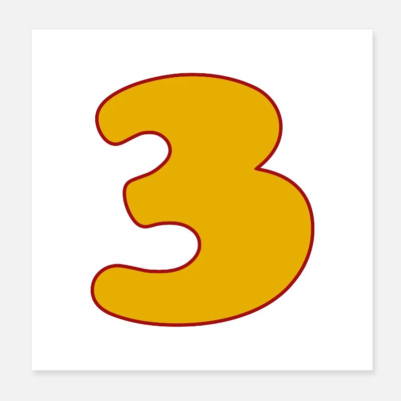 3 Poster 8" x 8" (20x20 cm)
