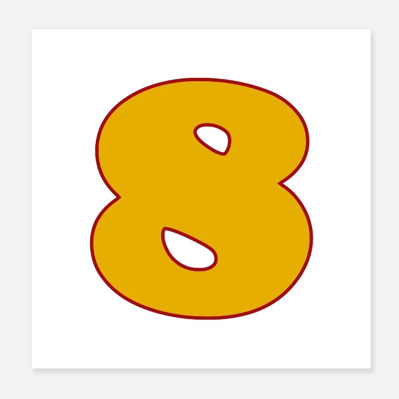 8 Poster 8" x 8" (20x20 cm)