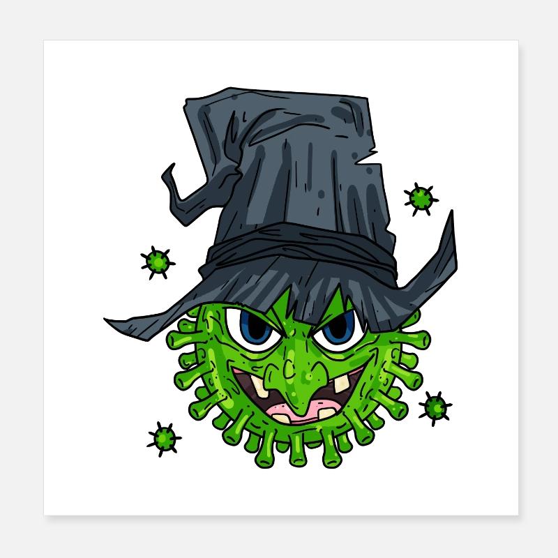 Virus de la sorcière Poster 20 x 20 cm