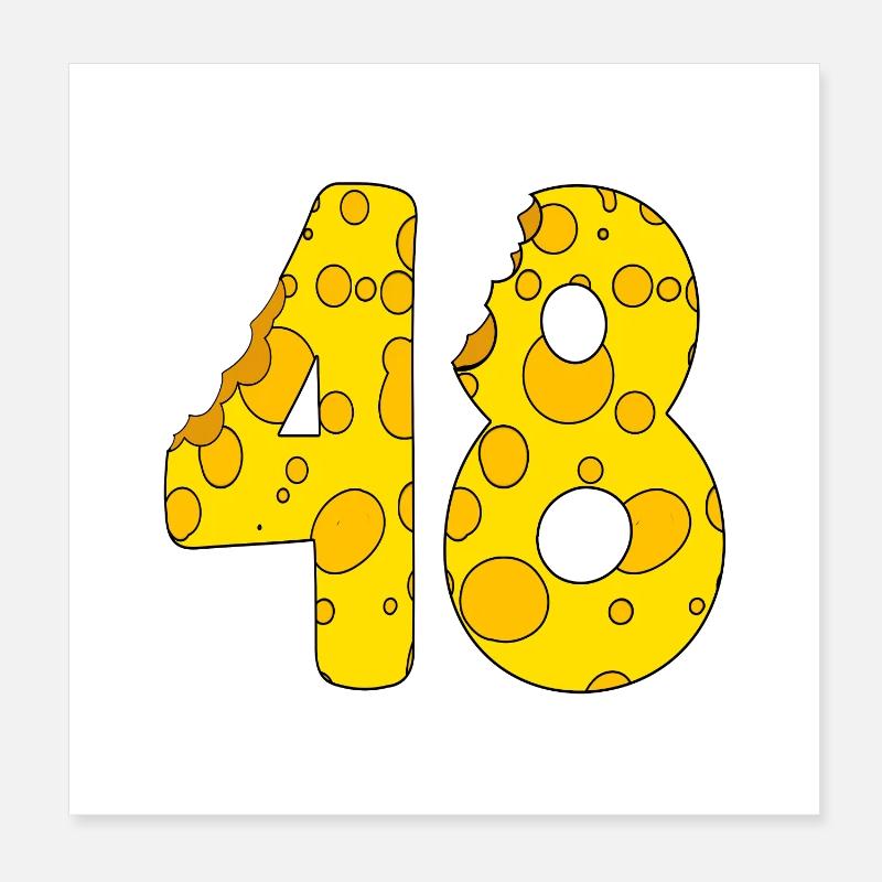 48 ans - Cadeau du 48e anniversaire - 1948 Poster 20 x 20 cm
