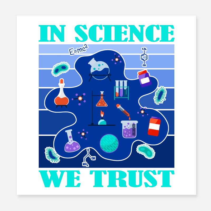 Science Research Laboratory Studies Poster 8" x 8" (20x20 cm)