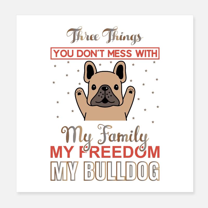 3 choses... Poster 20 x 20 cm