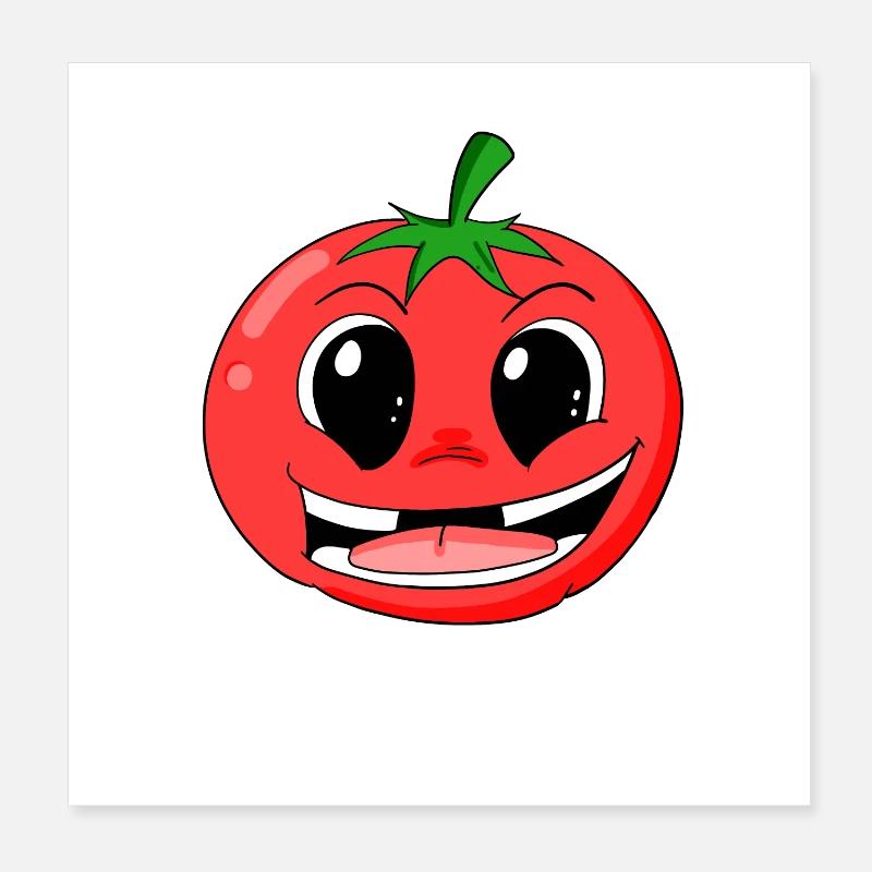 Tomato Poster 8" x 8" (20x20 cm)