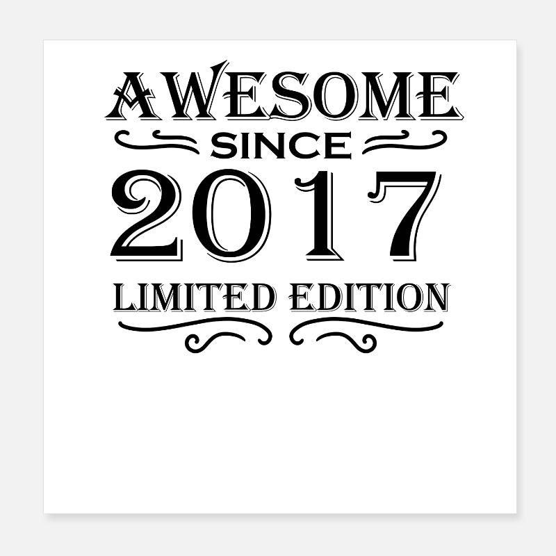 2017 - Class of 2017 Poster 8" x 8" (20x20 cm)