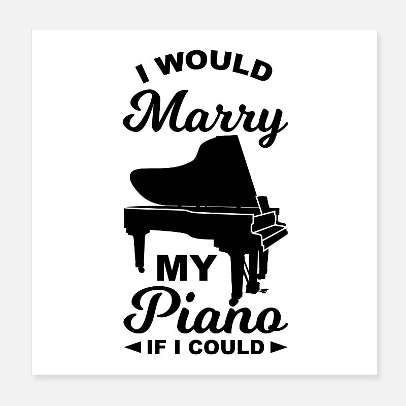 Pianowitz Poster 20x20 cm