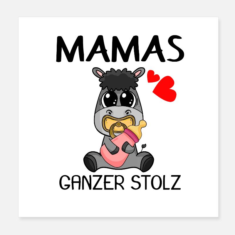 Baby Geburt Schwanger Babyspruch Sprüche Poster 20x20 cm