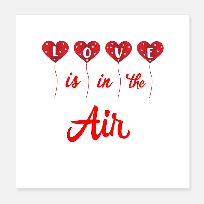 Saint-Valentin, Saint-Valentin, Saint-Valentin Poster 20 x 20 cm