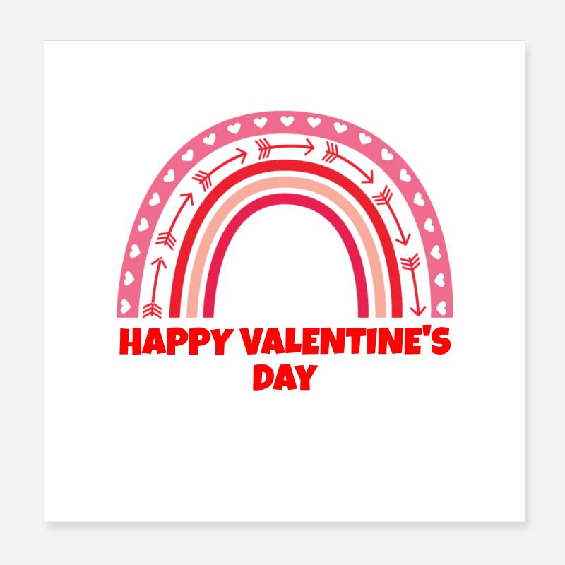 Saint-Valentin, Saint-Valentin, Saint-Valentin Poster 20 x 20 cm